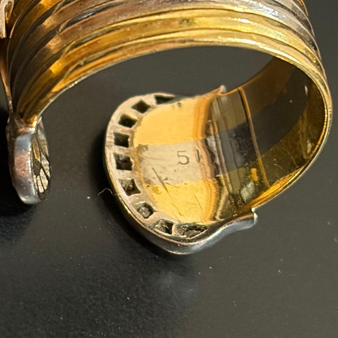 Cartier カルティエ リング 750 K18 2C 51サイズ ダイヤ