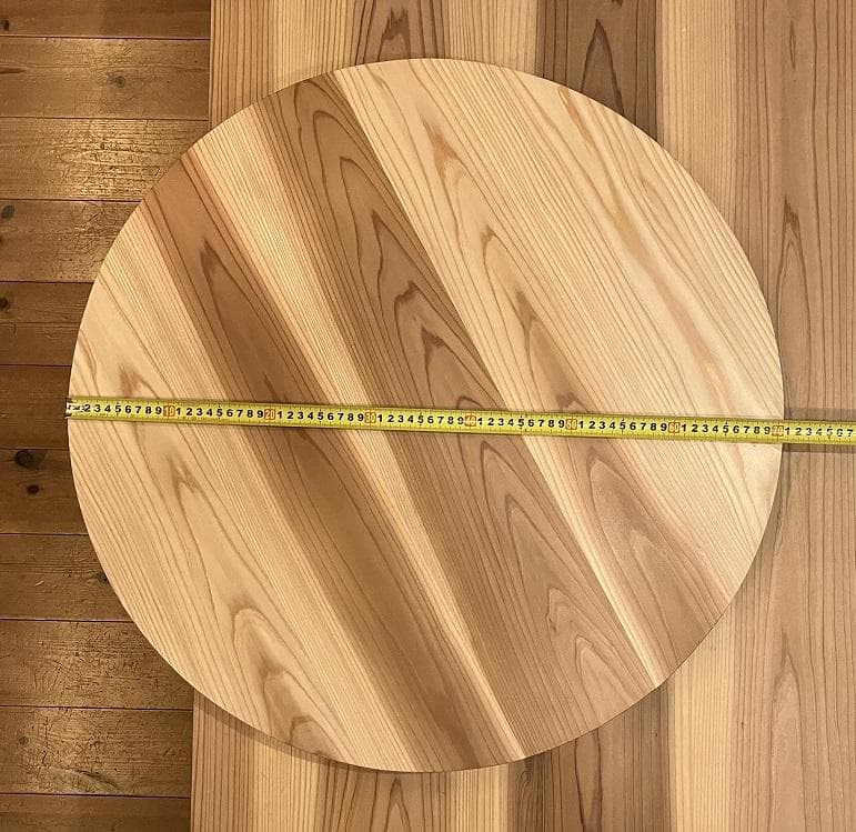 （70cm）木製ターンテーブル_4Z281　主に食卓用　回転テーブル中華テーブル