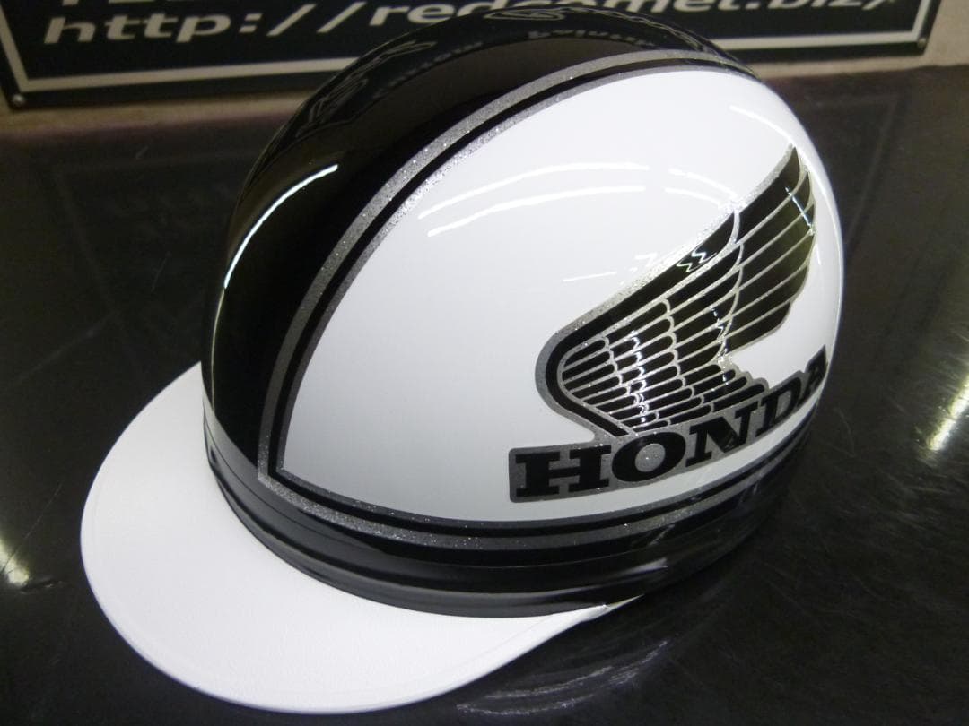 送料込！！カスタムコルク半　ホンダ 　白黒ラメ　最安値219