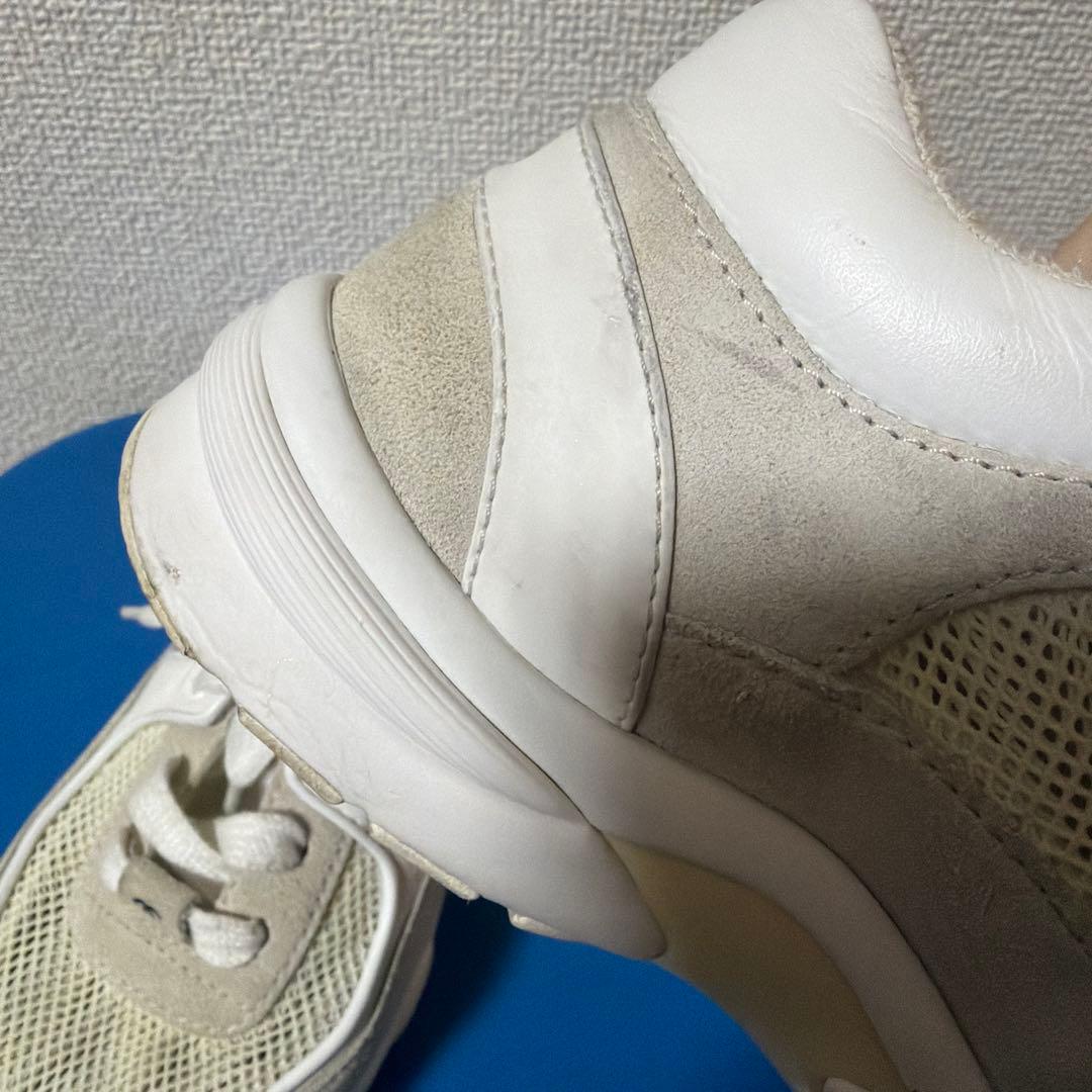 【即購入OK】CHANEL シャネル スニーカー 36 23cm ホワイト 美品