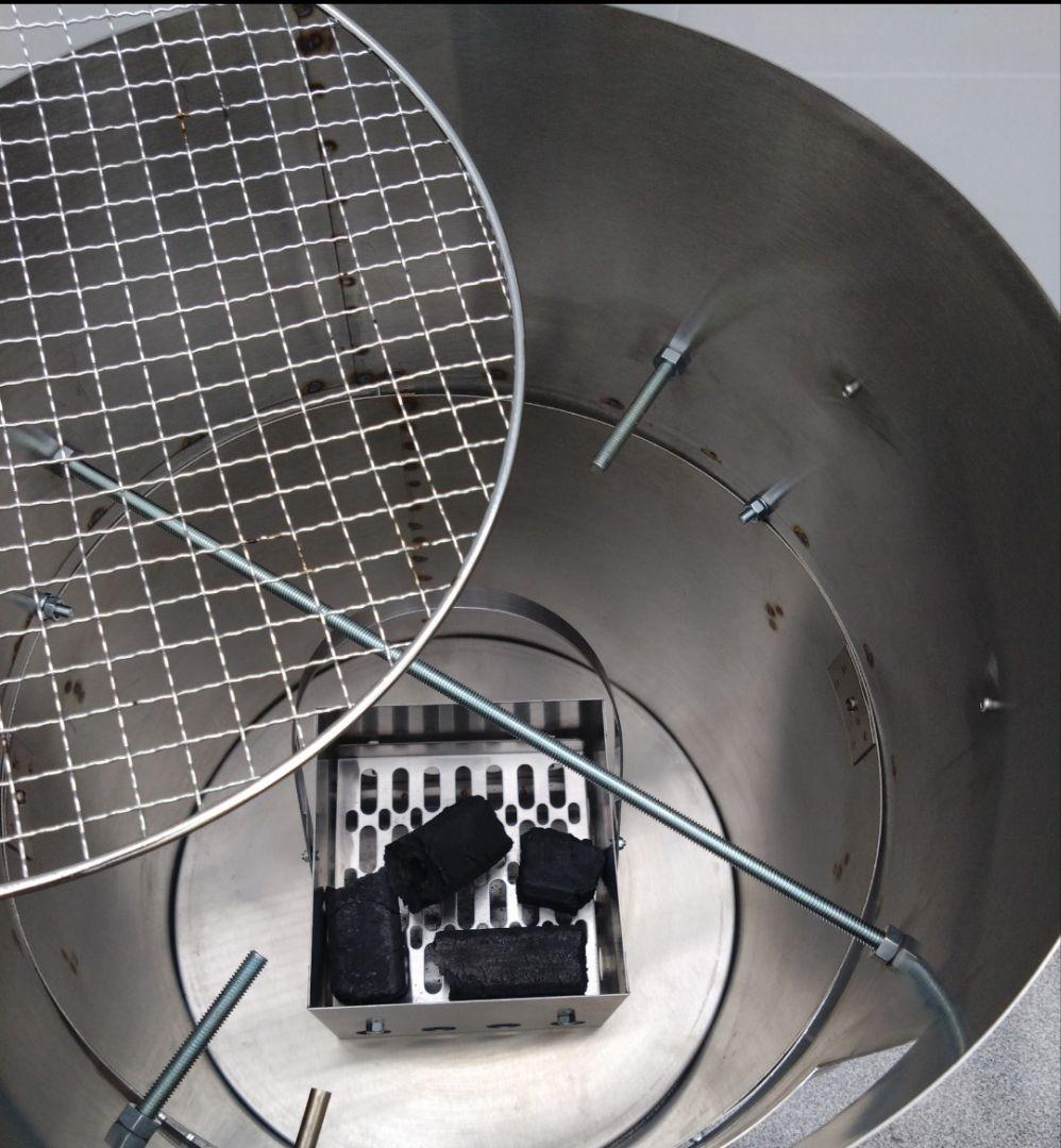 台数限定 値下げ「炭火」焼き芋 丸釜 網付き 軽トラ さつまいも 農家 MG1