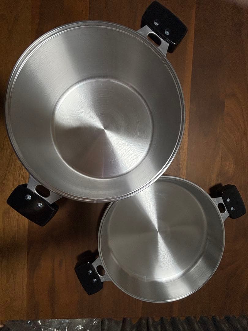 ムスイ 無水鍋 M型 両手鍋 25㎝　【新品・未使用品】