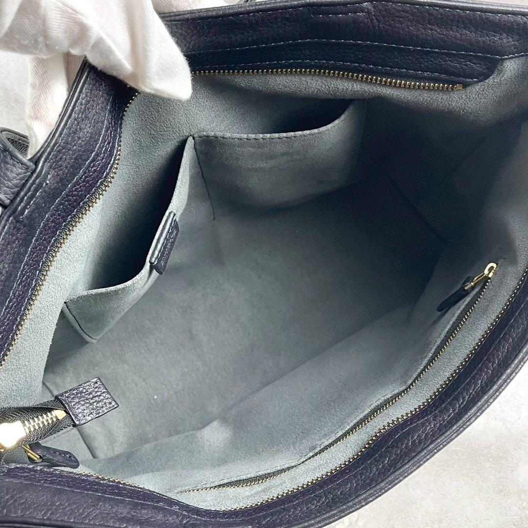 美品 ハッシュタグ メンズ ビジネス トートバッグ A4収納 肩掛け シボ革