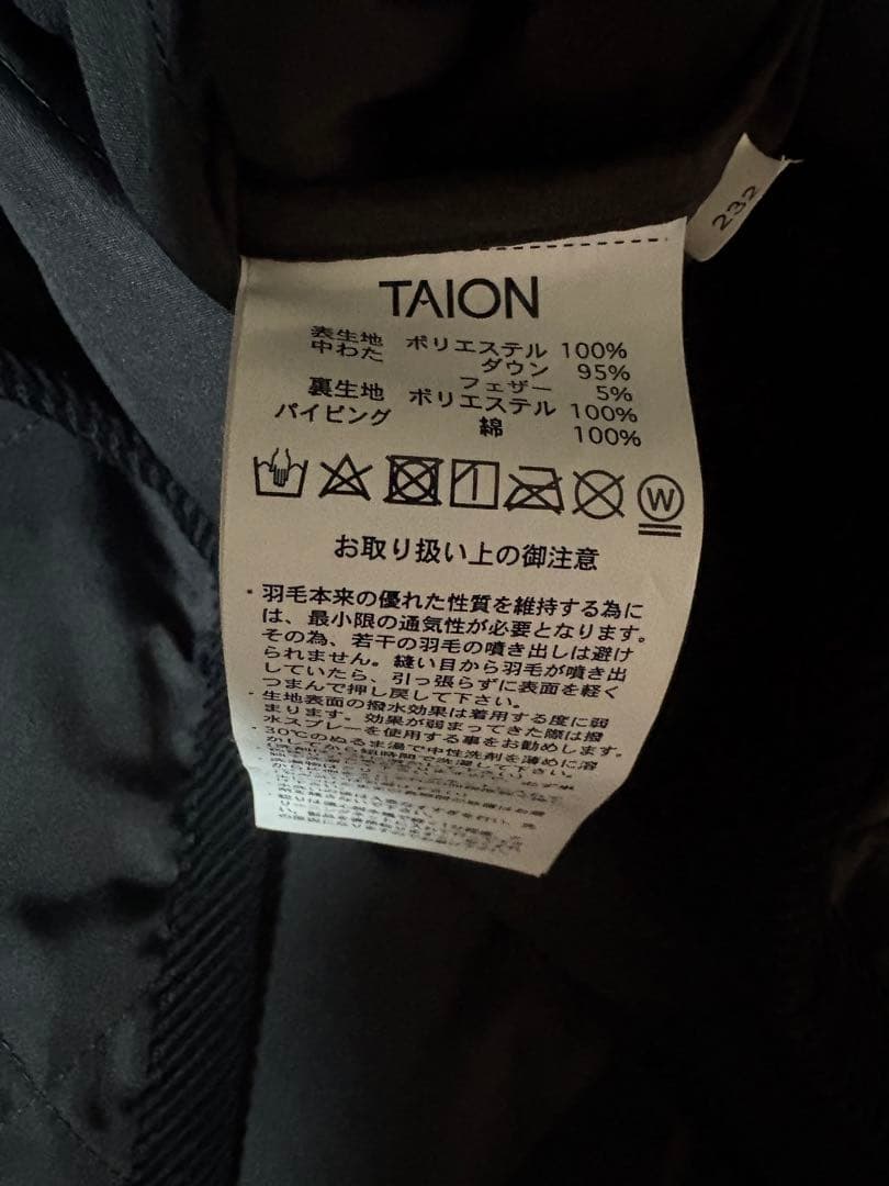 TAION タイオン　SHIPS any コート