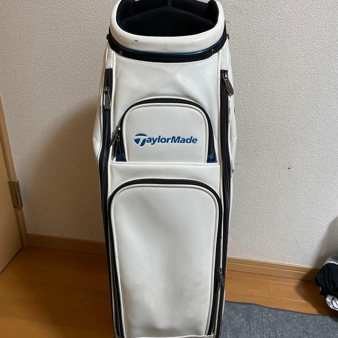 TaylorMade テーラーメイド キャディバッグ 白 9型 フード