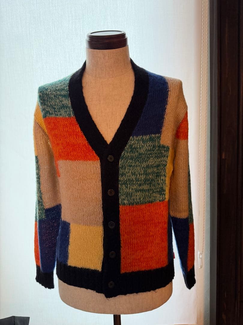 Supreme マルチカラー カーディガン Sサイズ