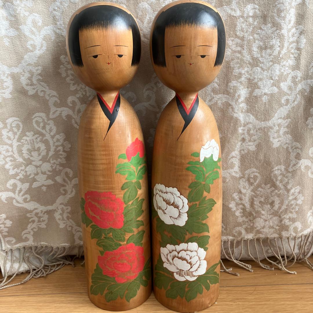 伝統こけし 小野寺幸楽 作 2体セット