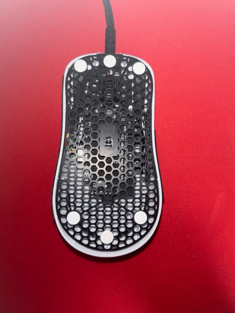 OP1 8K ホワイト マウス 本体+軽量化パーツ