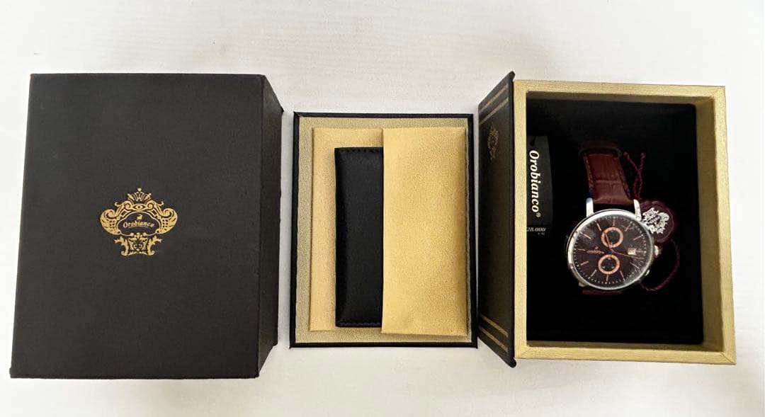 Orobianco 時計 ホワイト/ゴールド