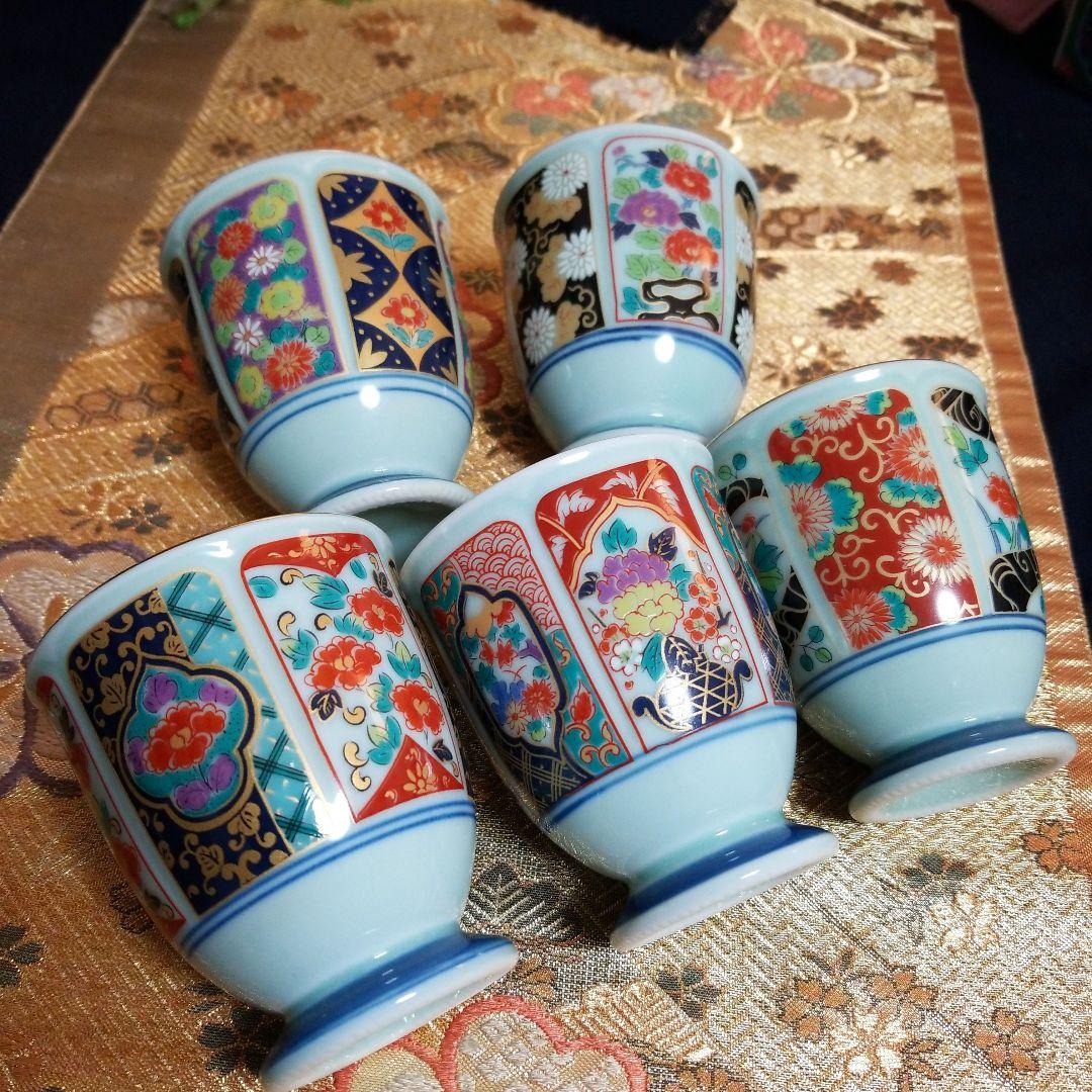 【未使用】　◆ 五人様お膳揃 ◆　有田焼 　仁祥窯 清秀 華山窯古伊万里　30品