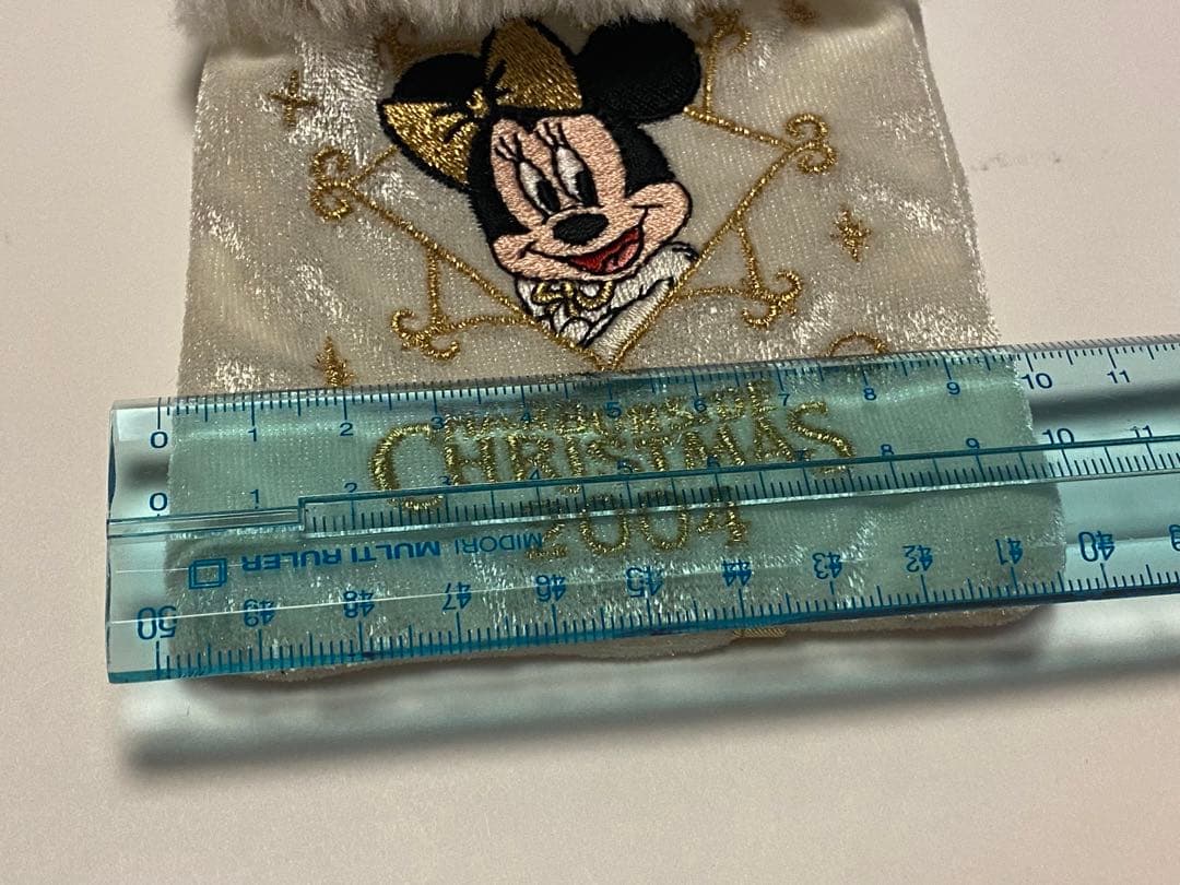 ベロア調　ディズニー　ミニー　小物入れ　ティッシュ入れ付き　多機能小物入れ