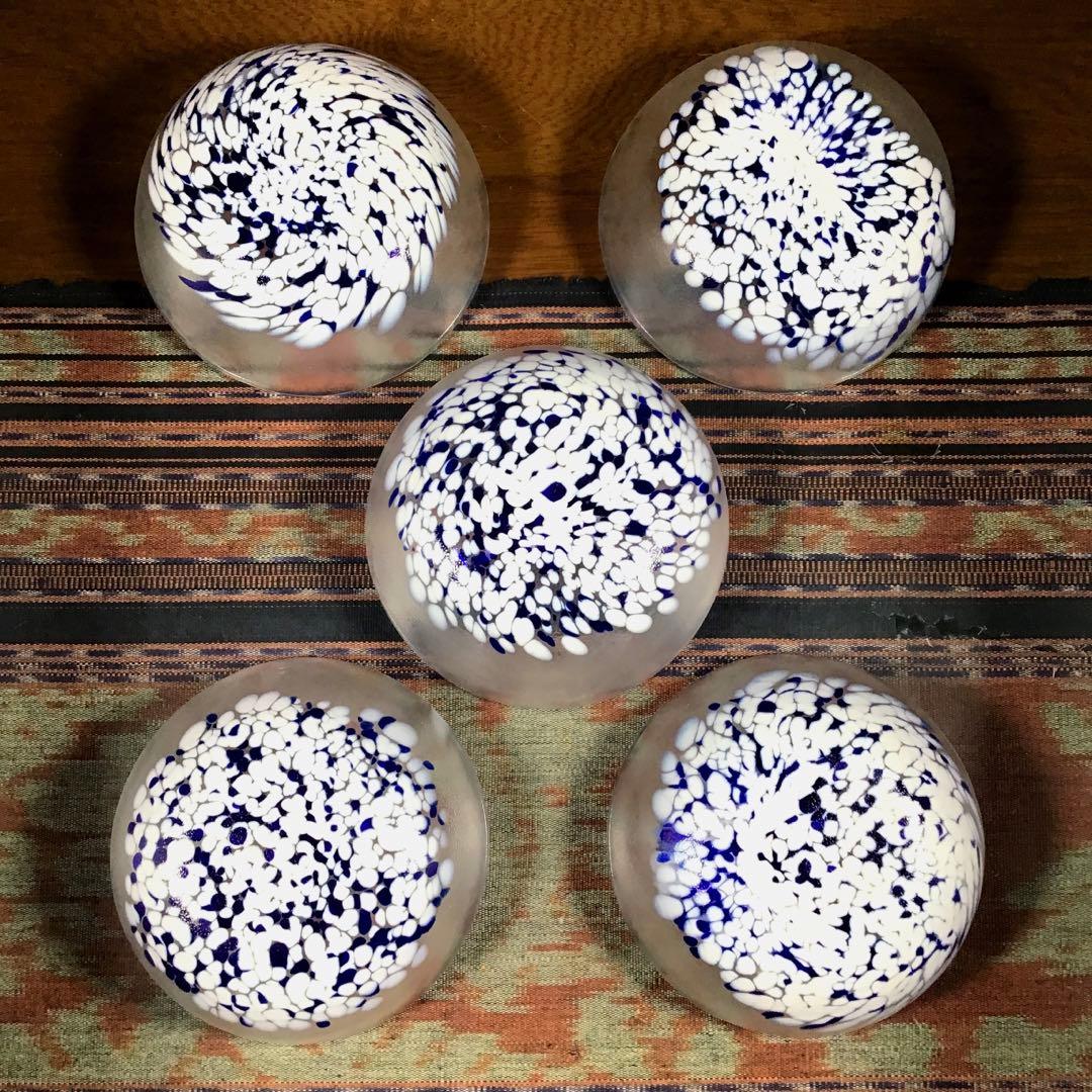 安藤硝子　小鉢　5枚