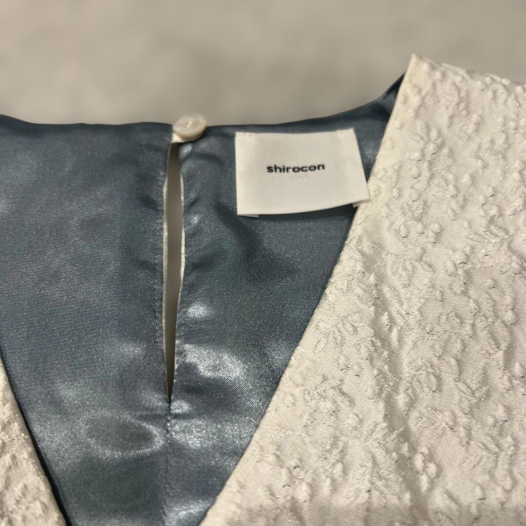 yori shirocon ミモザショートブラウス 36