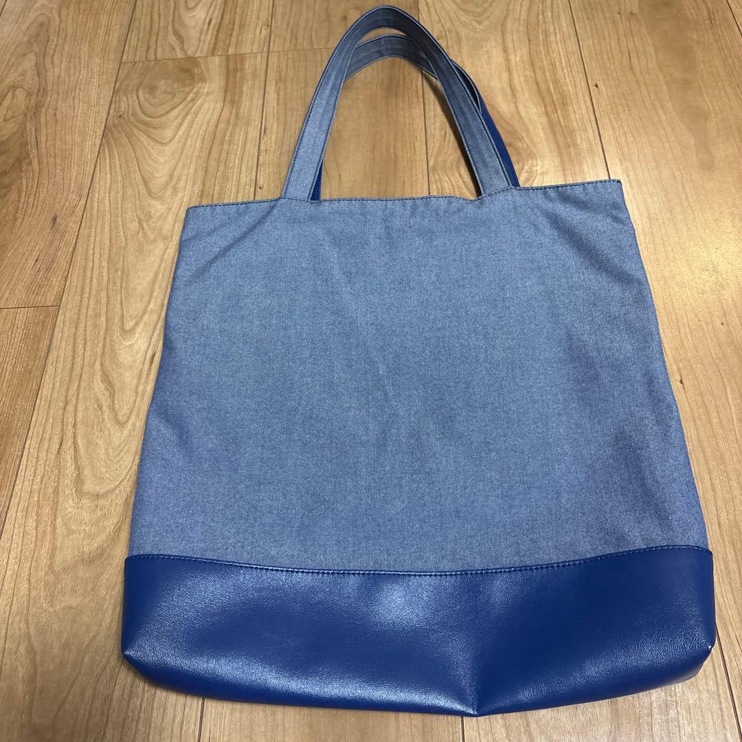 ファミリア　神戸本店限定バッグ　縦型トート　デニム　トートバッグ