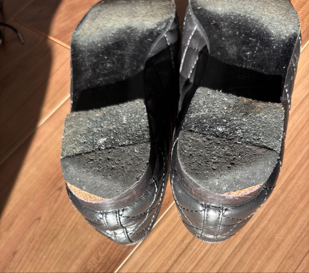 美品【CHANEL シャネル】バレリーナ 35.5(22.5センチ) 保存袋付