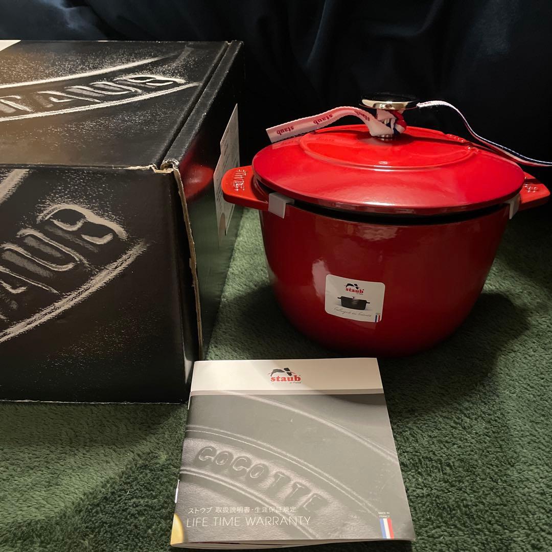 staub ココット de GOHAN M チェリー 1.74L