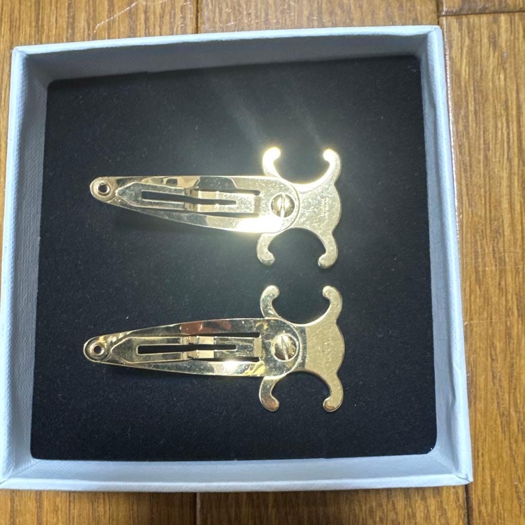 CELINE ゴールド ヘアピン 2個セット