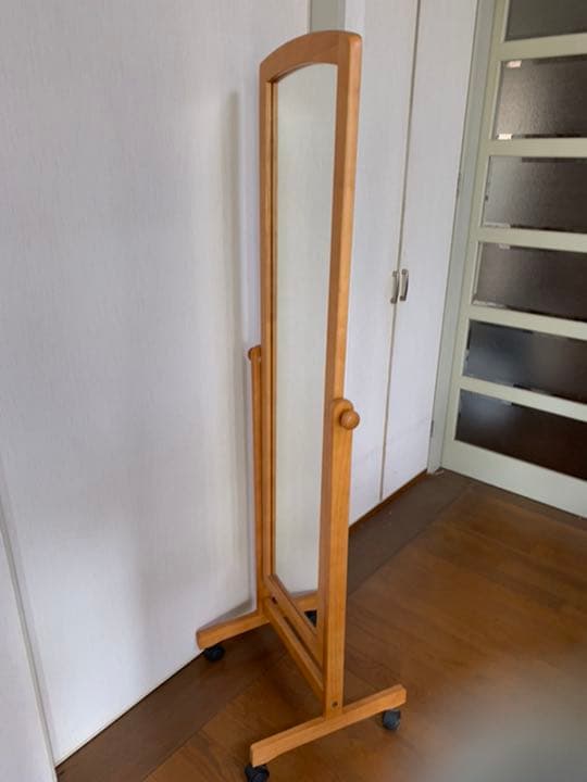 スタンドミラー　キャスター付