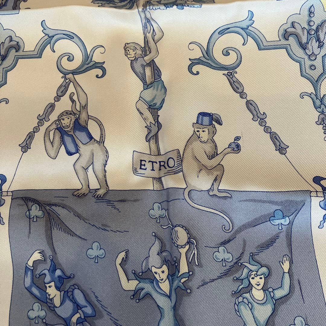 ETRO シルクスカーフ L'ALBERO DELLE MERAVIGLIE