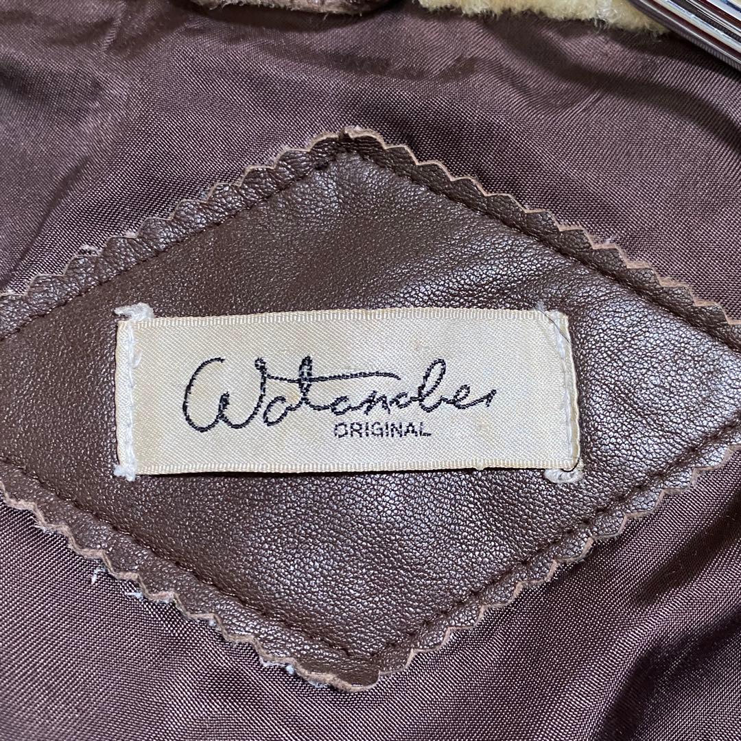 ヴィンテージ G1 ラムスキン 襟ボア 短丈フライトジャケット