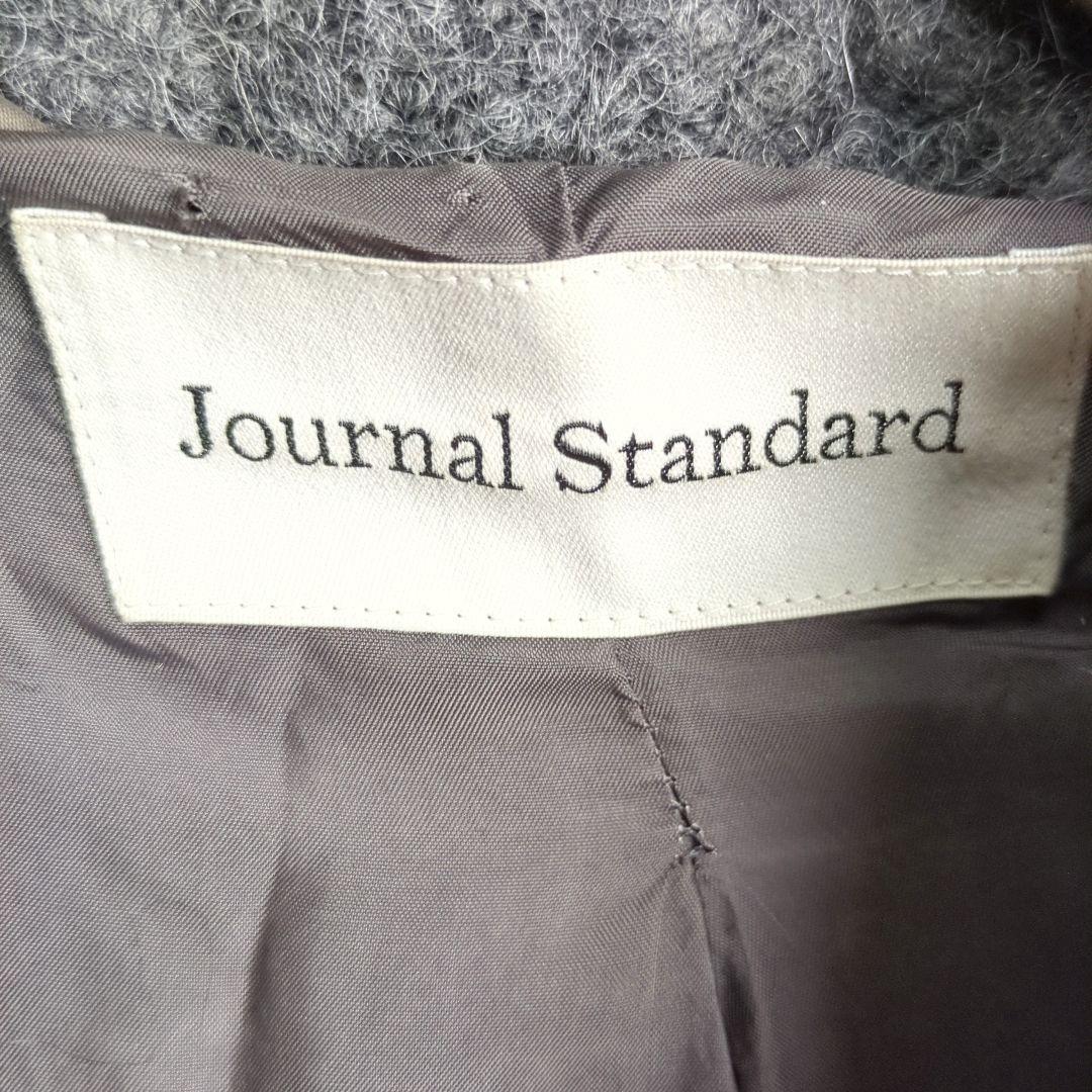 ジャーナルスタンダード　ウールコート　グレー　Ⅼ　男女兼用　モヘア　アルパカ含む