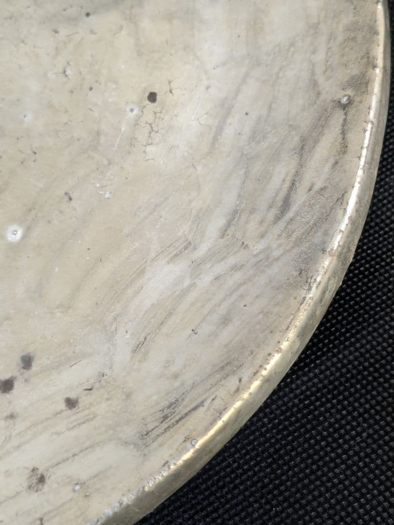 陶あん 清水焼 京焼 色絵付け 銀彩 牡丹 中皿 お皿