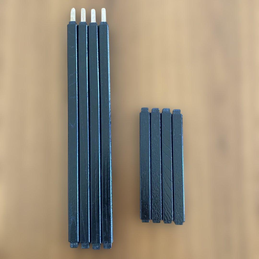 茶道具　更好棚　玄々斎好　桐材　黒掻合塗爪紅