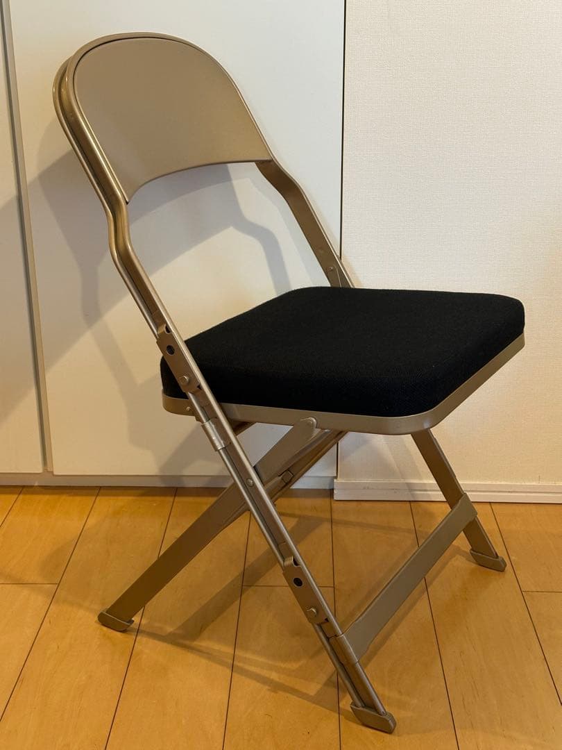 最終価格【CLARIN 】フォールディングチェア 黒ゴールドP.F.S.購入