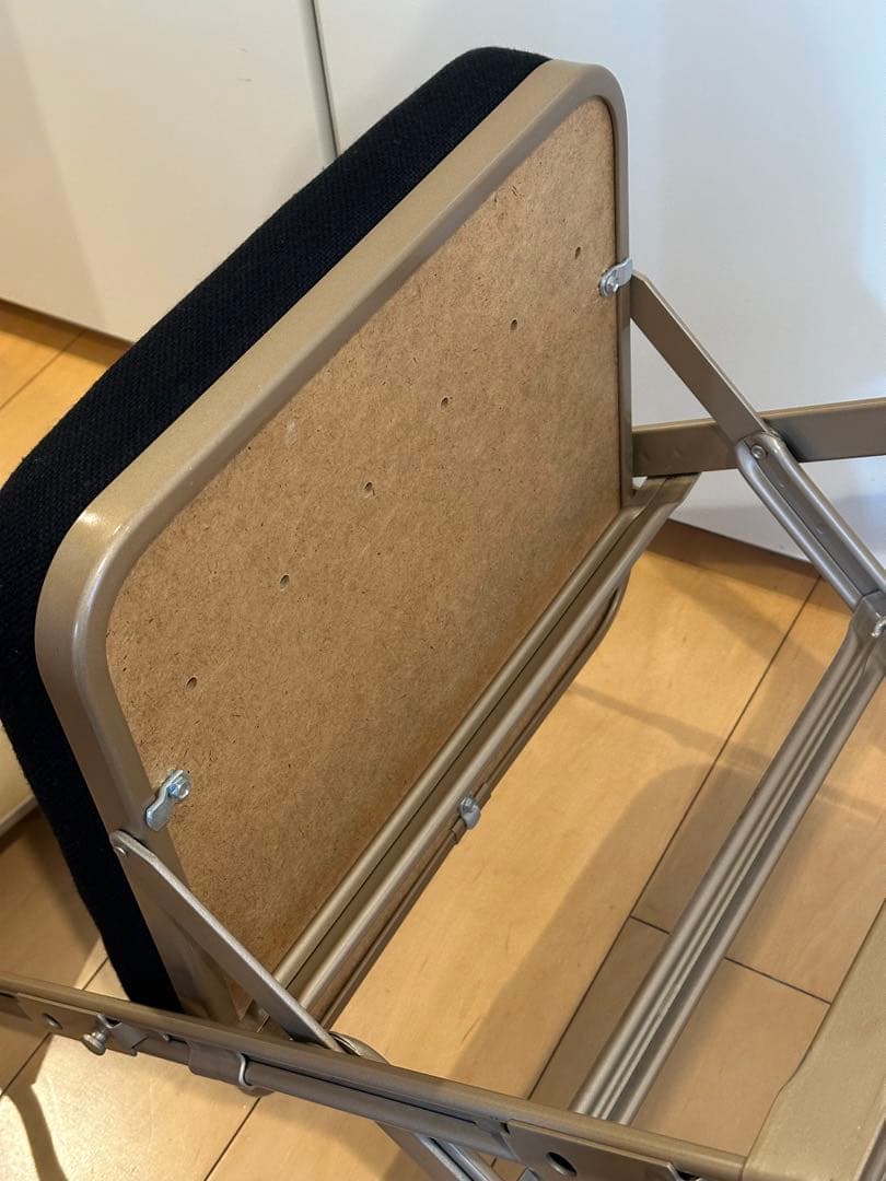 最終価格【CLARIN 】フォールディングチェア 黒ゴールドP.F.S.購入