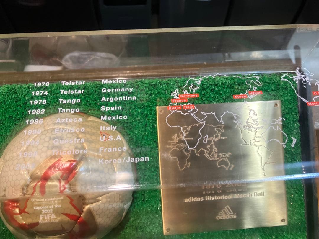 日韓W杯記念ボール ヒストリカルマッチボール9個セット限定品