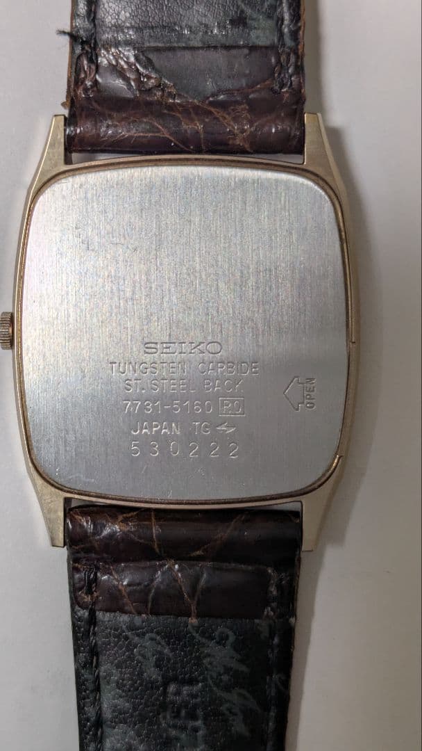 よねっち　SEIKO Dolce タングステン シャンパンゴールド