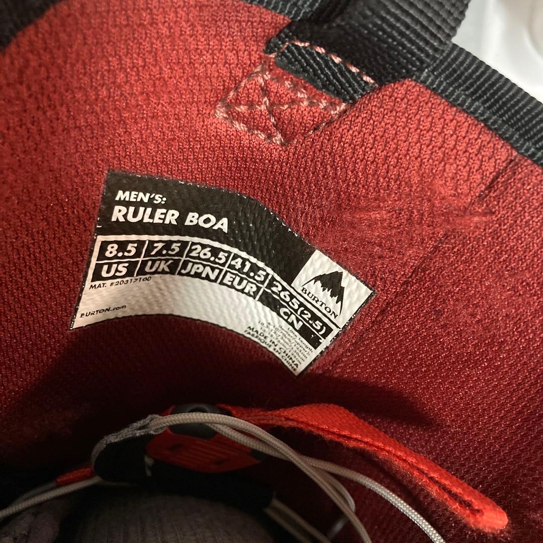 ゆきだるマン バートンRuler BOA スノーボードブーツ26.5センチ