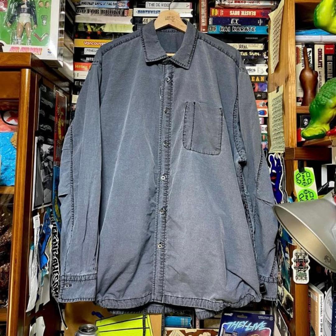 新品 BROCHURE シャツ B.H.O.D.SHIRTS グレー S