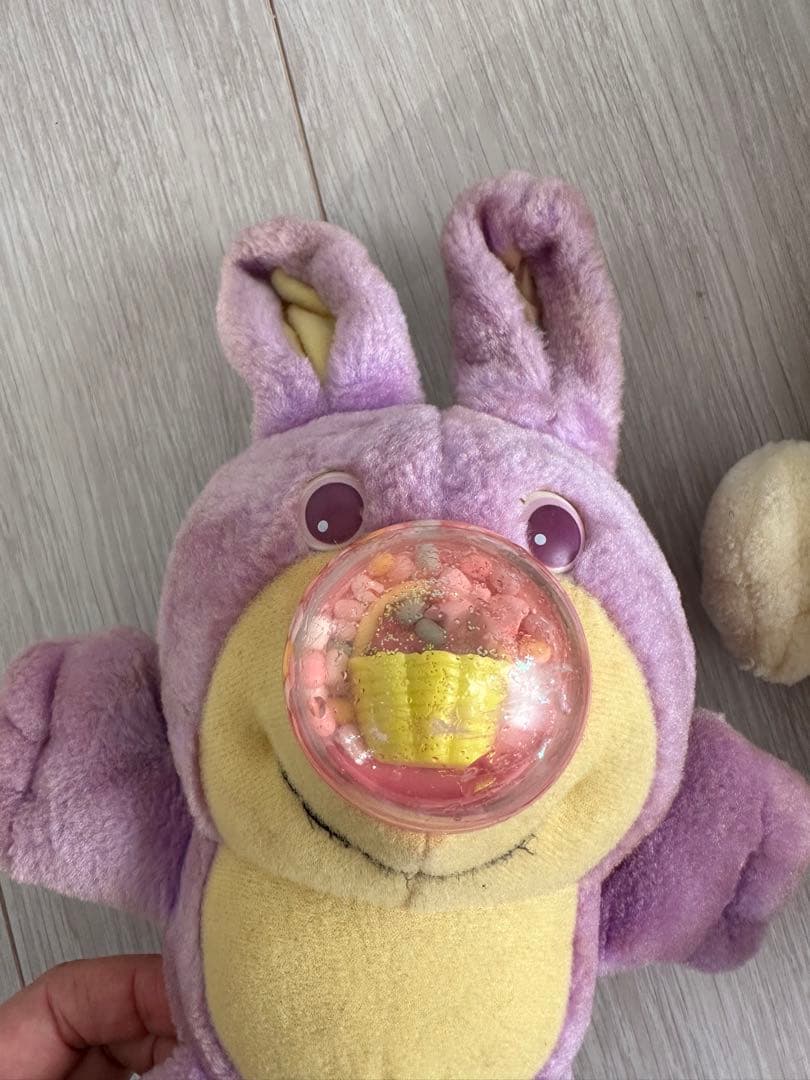 アメリカ購入1989年ノージーベアうさぎヴィンテージ　ナイルパーチ　ムチャチャ