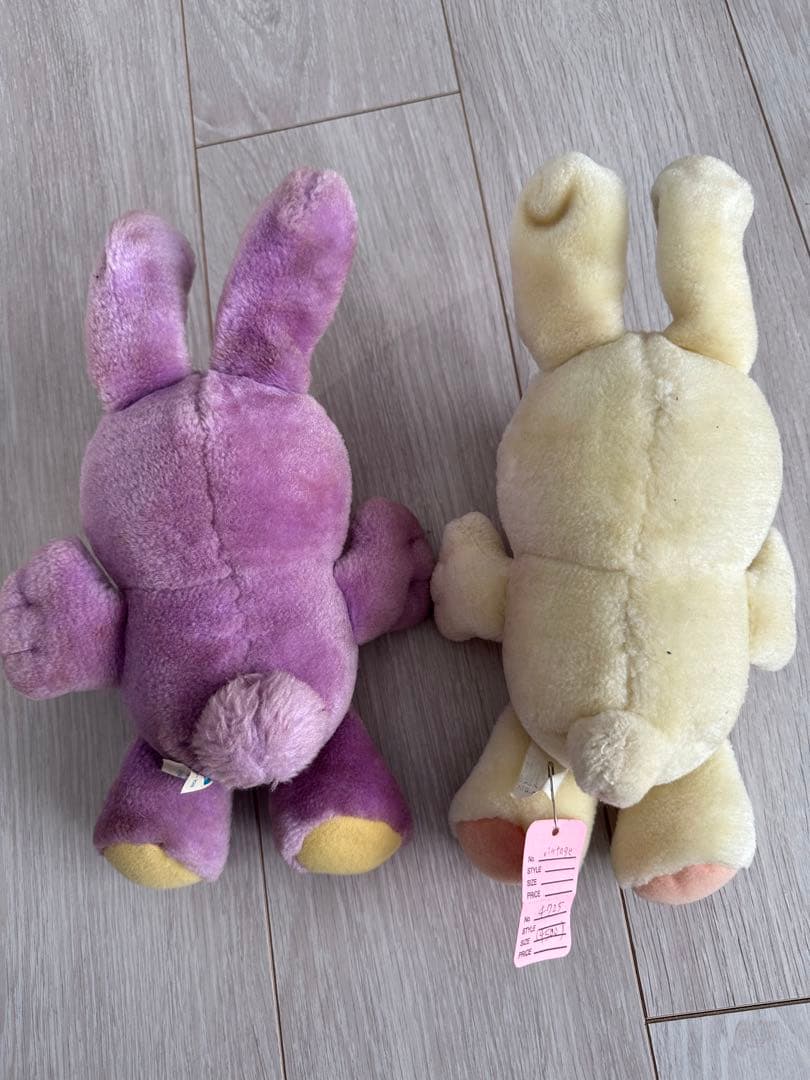 アメリカ購入1989年ノージーベアうさぎヴィンテージ　ナイルパーチ　ムチャチャ