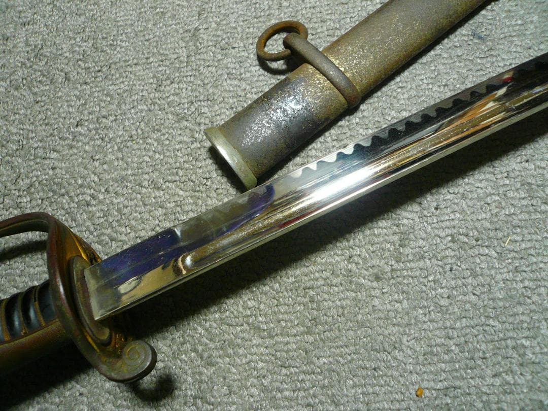 指揮刀 二環吊 儀礼刀 将校 士官 軍刀 サーベル 旧日本軍 陸軍 ②