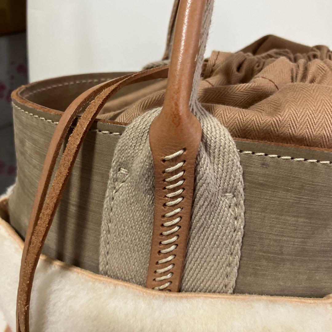 未使用　genten ムートンウォームポケット トートバッグ