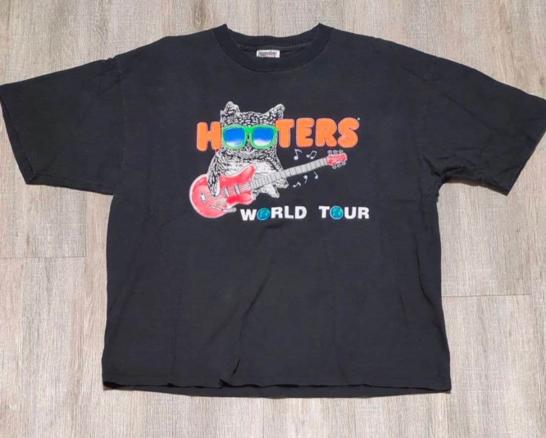 レア アメリカ製 HOOTERS Tシャツ セカオワ 深瀬着 両面プリント XL