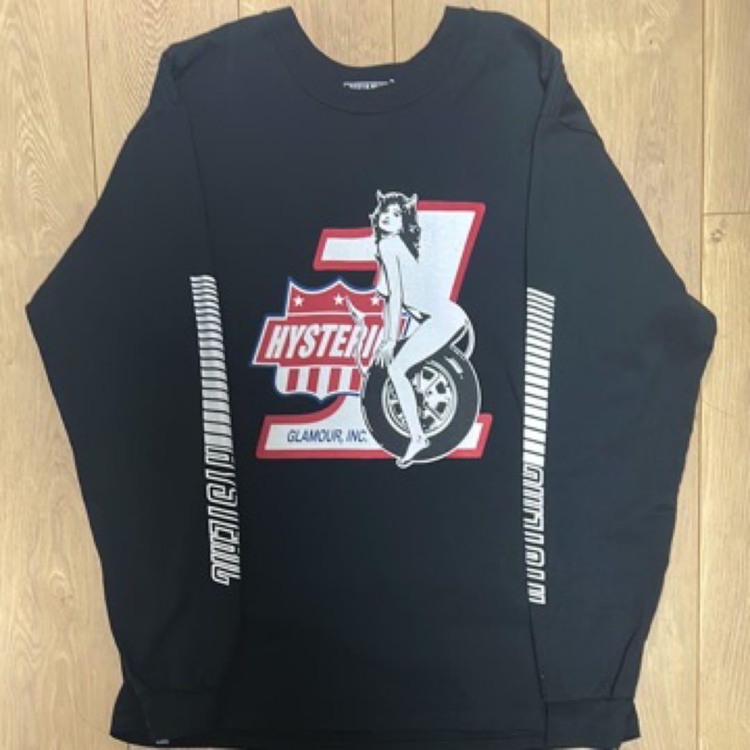 HYSTERIC GLAMOUR ブラック 長袖カットソー L