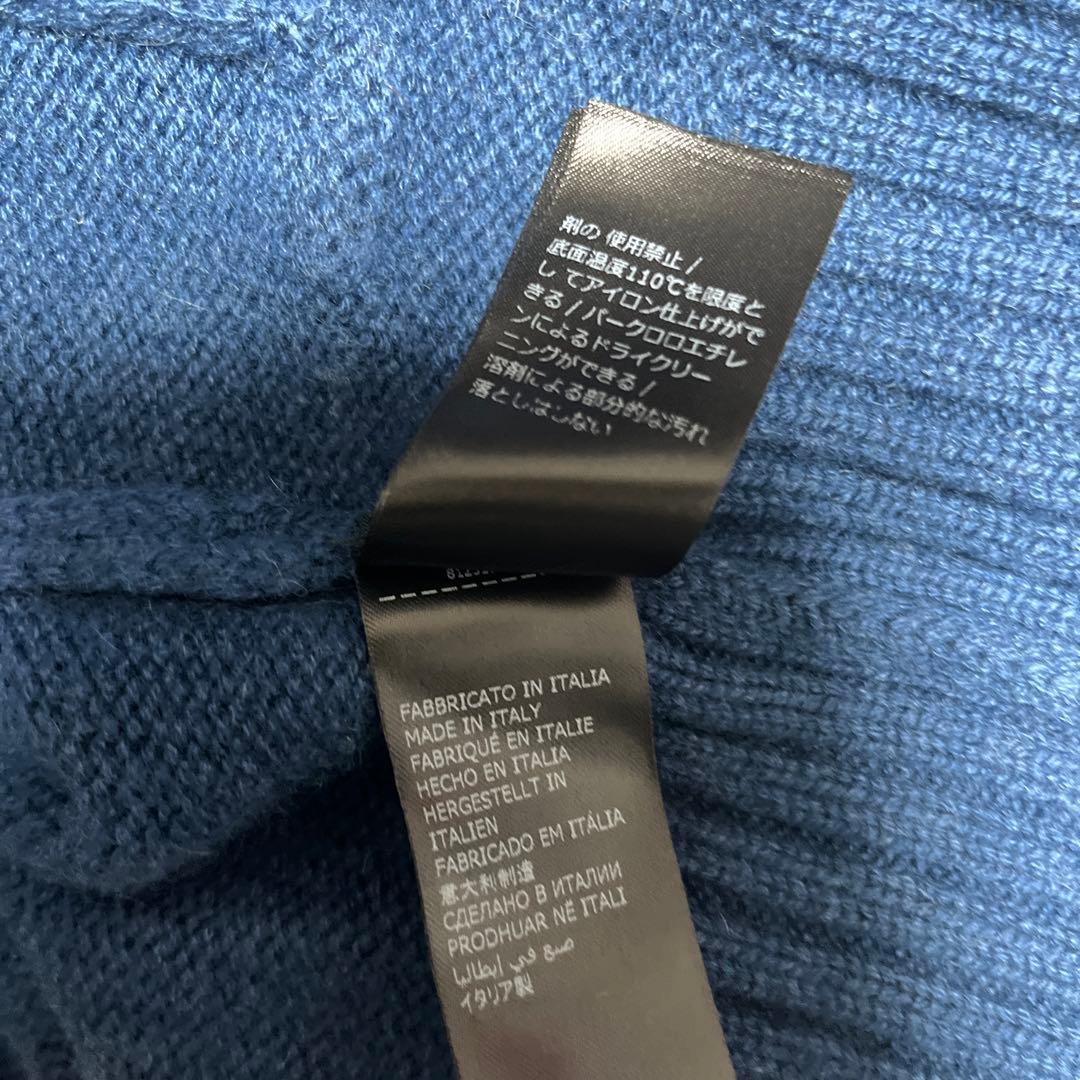 【最終値下げ】希少 ZANONE（ザノーネ）5ゲージカシミアスタンドカラーニット