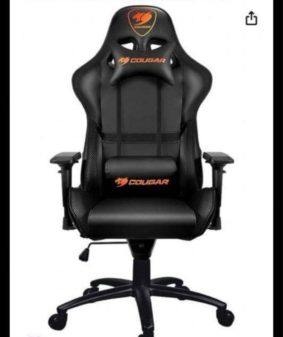 COUGARゲーミングチェア ARMOR BLACK 【国内正規品】