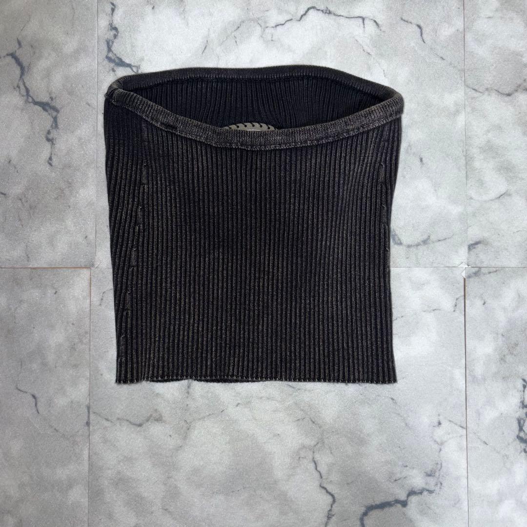 ≪DIESEL≫ディーゼル/チューブトップ／ブラック ロゴ入り