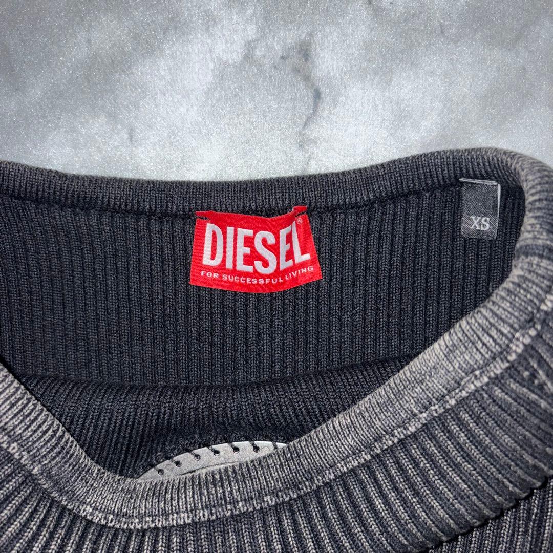 ≪DIESEL≫ディーゼル/チューブトップ／ブラック ロゴ入り