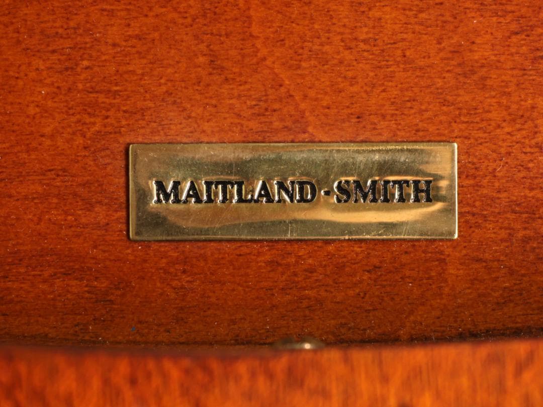 BK245　Maitland Smith　エクセターゲームテーブル　マホガニー