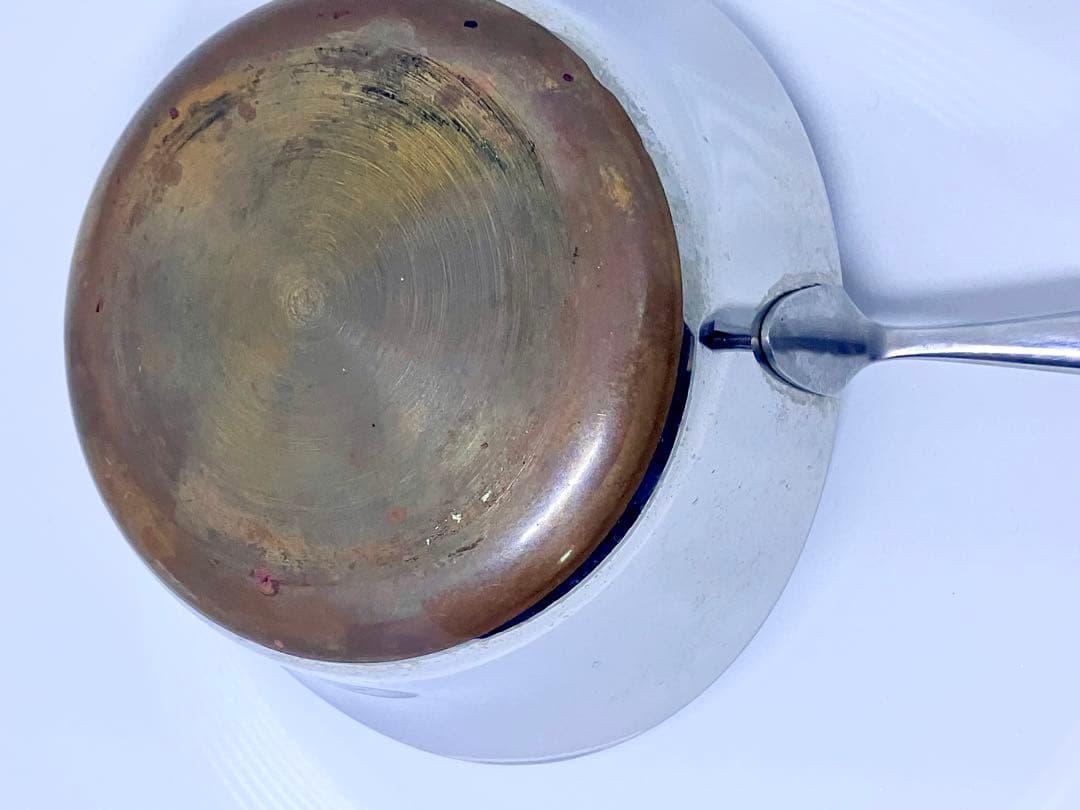 Lauffer Norway 北欧ヴィンテージ　ソースパン　ステンレス　底面銅