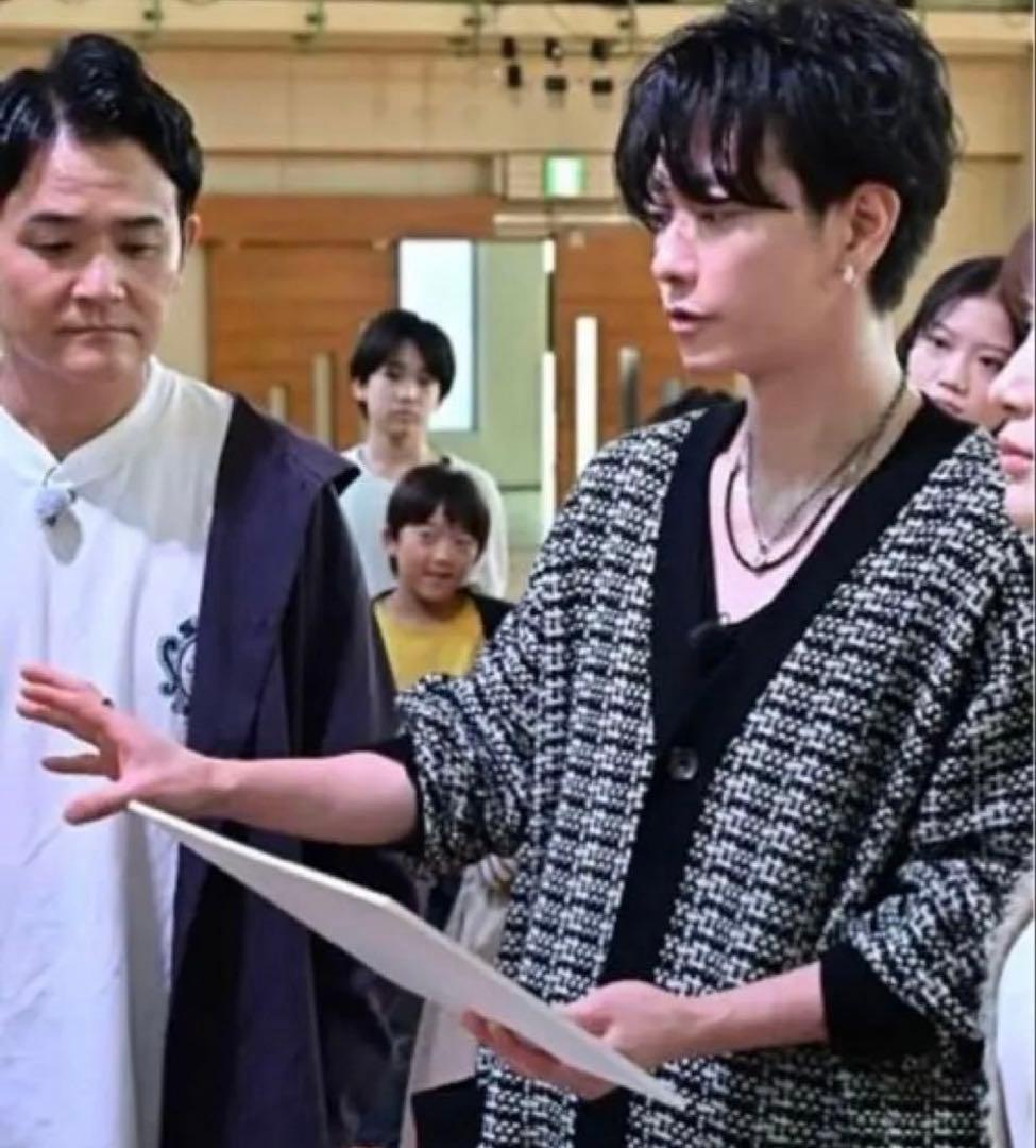 abyts tweed knit 佐藤健着用　カーディガン サイズ3