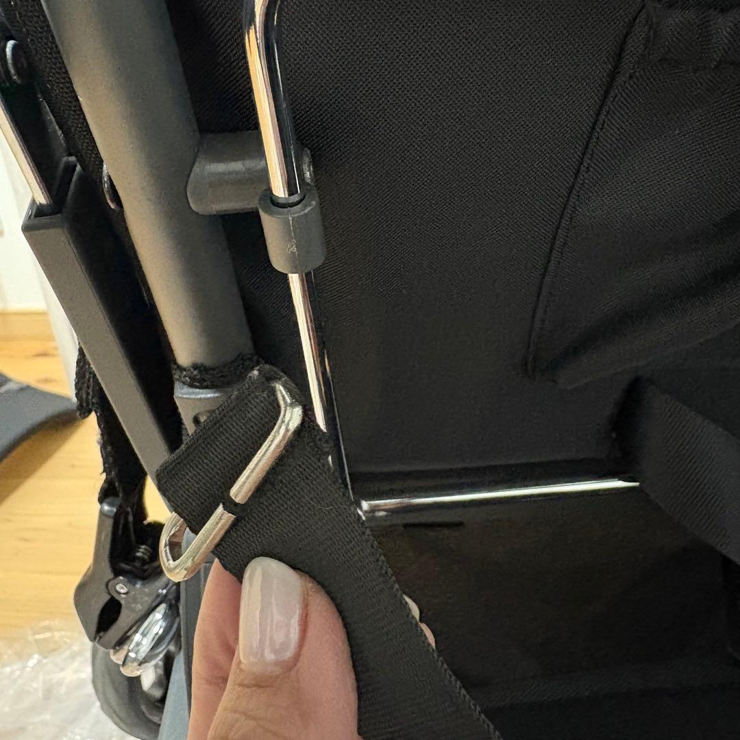 カブース ウルトラライト 2人乗りベビーカー ブラック ベビーカーバッグ付