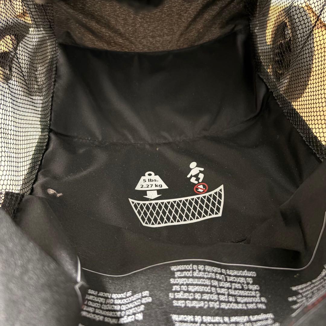 カブース ウルトラライト 2人乗りベビーカー ブラック ベビーカーバッグ付