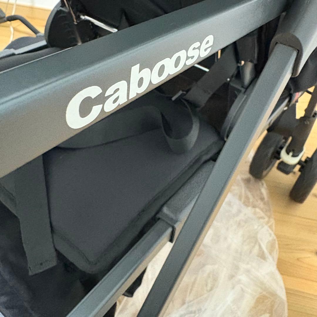 カブース ウルトラライト 2人乗りベビーカー ブラック ベビーカーバッグ付