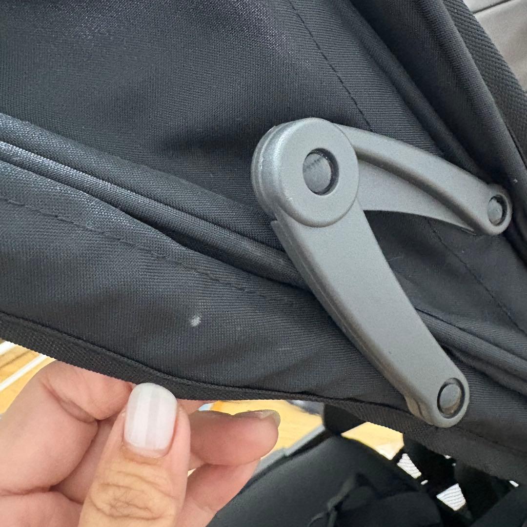 カブース ウルトラライト 2人乗りベビーカー ブラック ベビーカーバッグ付